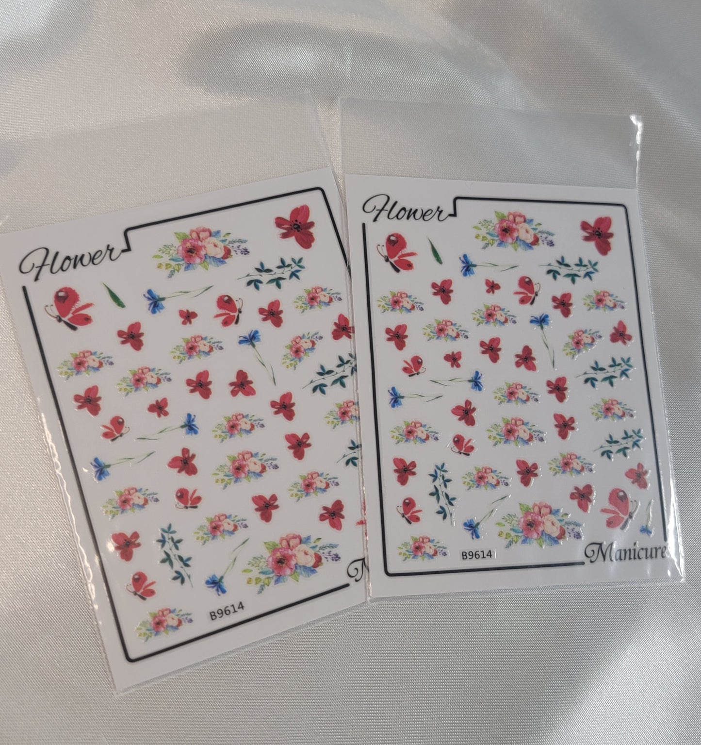 Red Flower Stickers