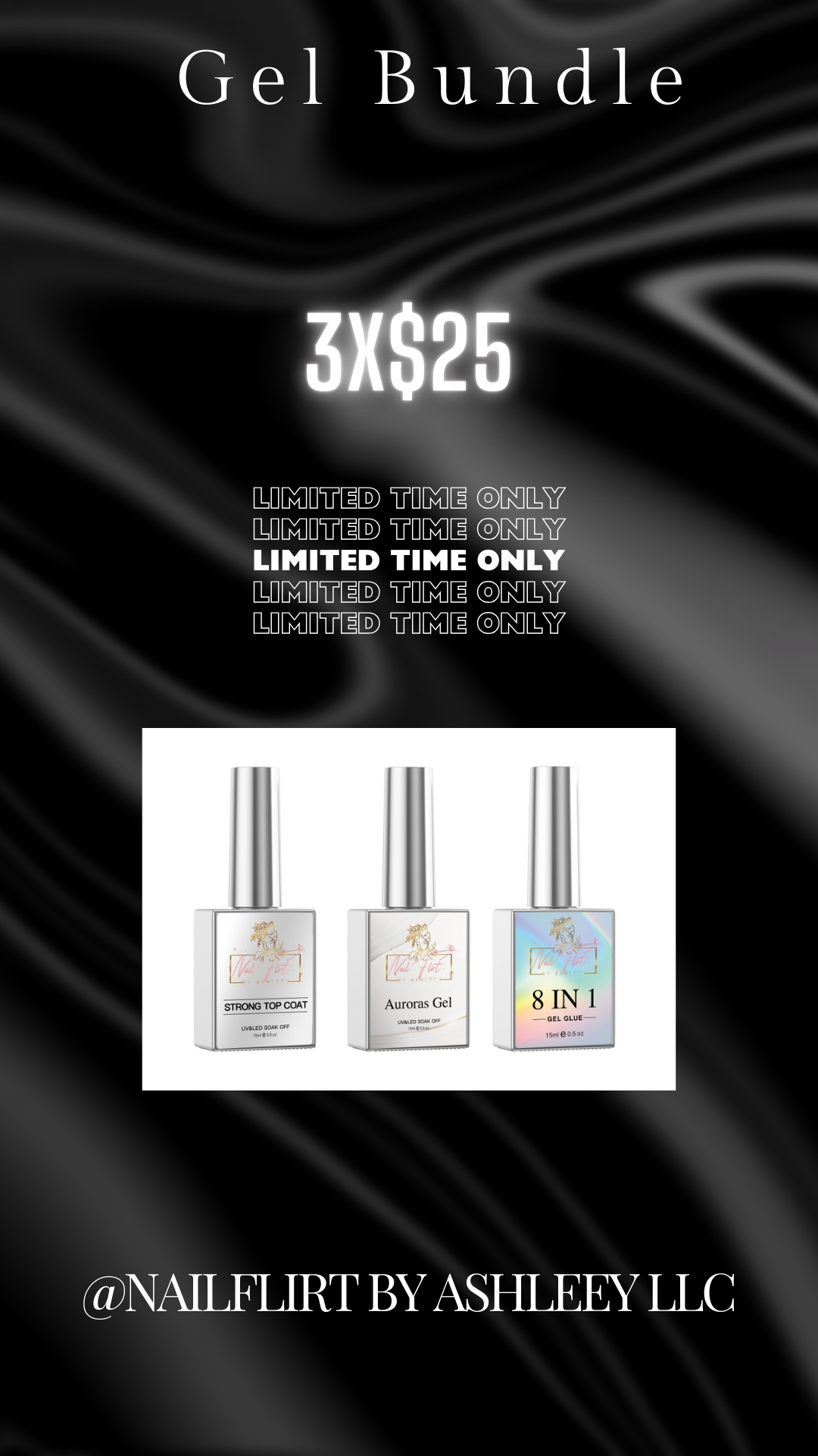 Strong Top Coat, 8 in 1 & 1 Auroras Gel