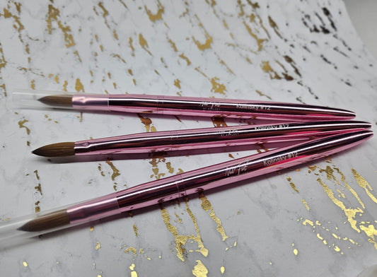 Pink Brush #12 100% Kolinsky