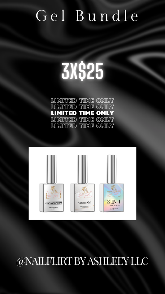 Strong Top Coat, 8 in 1 & 1 Auroras Gel