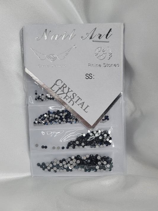 Blue Navy Rhinestones